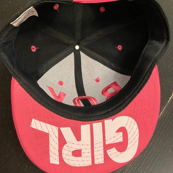 Pink BOY snap back hat - Picture 2 of 2